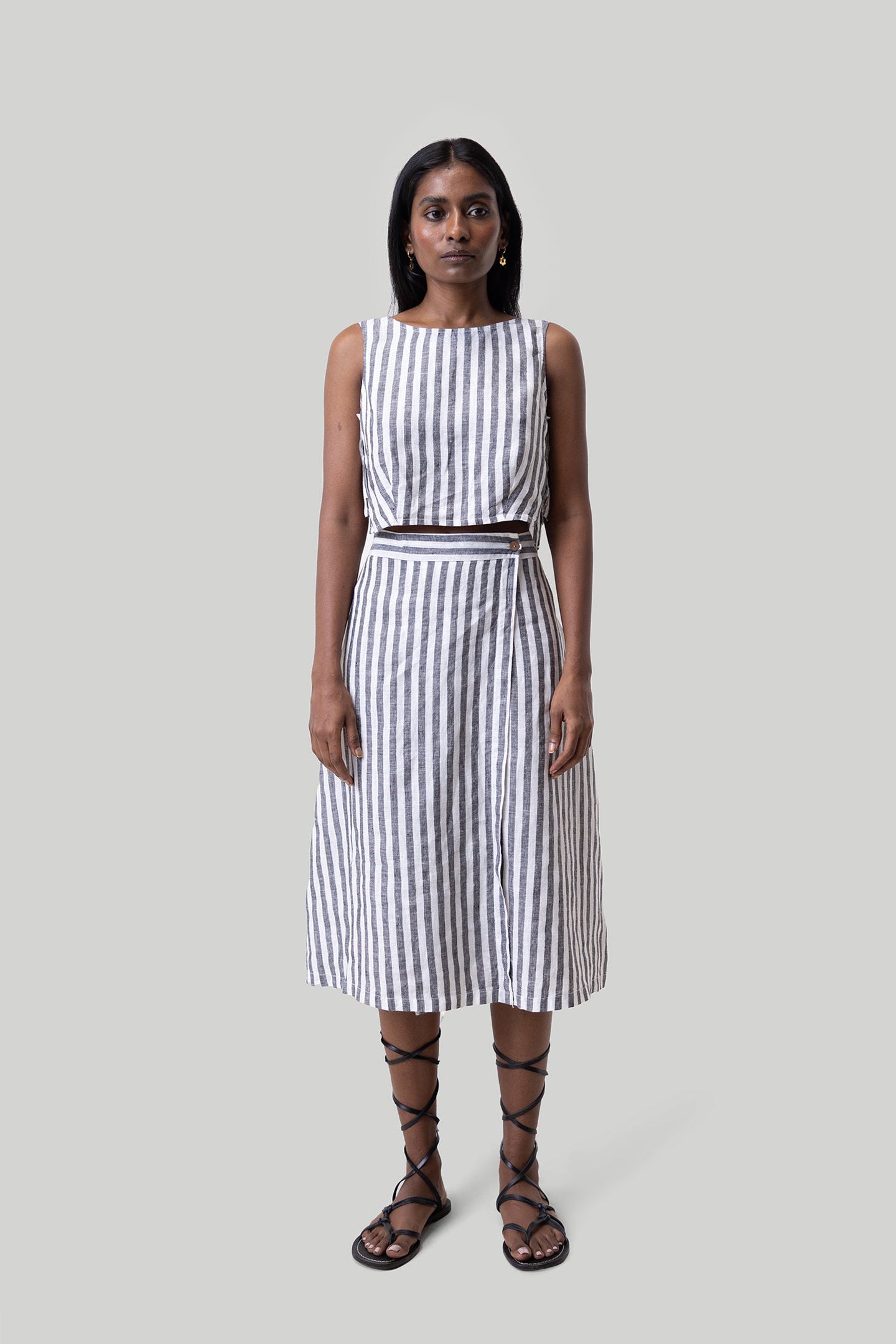 stylish-latest-fashion-Breezy-Summer-Set -n-Linen-Stripes.