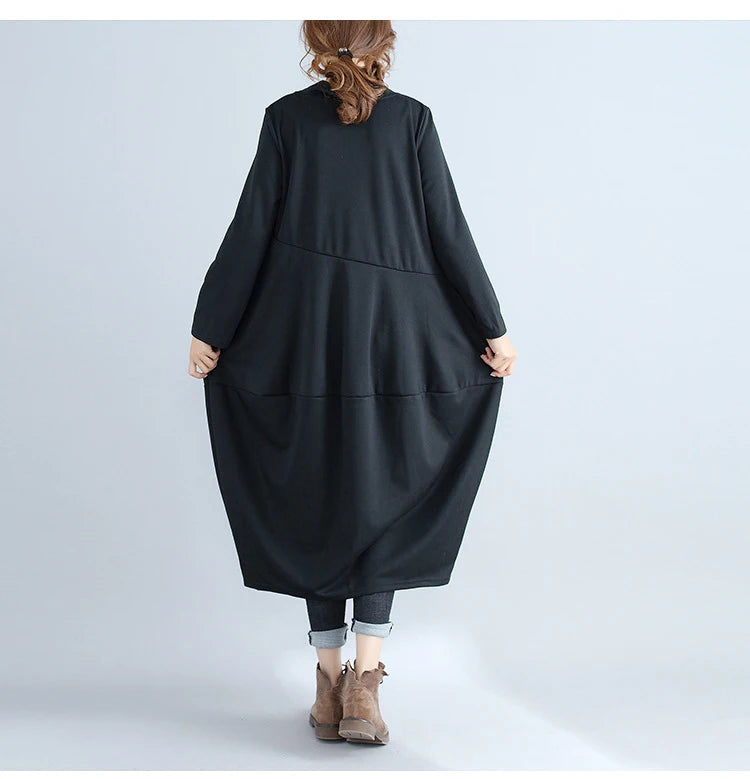 JNT Women Cotton Turtleneck Dress - Littles Collection