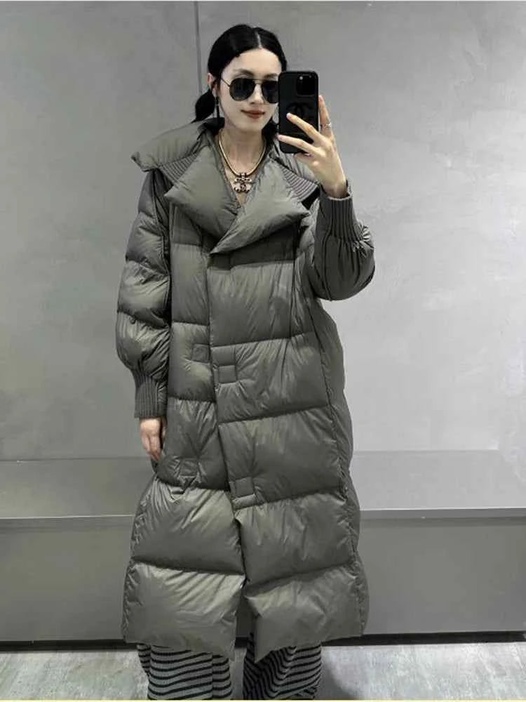 Puffer Thicken Warm Winter Long Quilted Padded Jacket