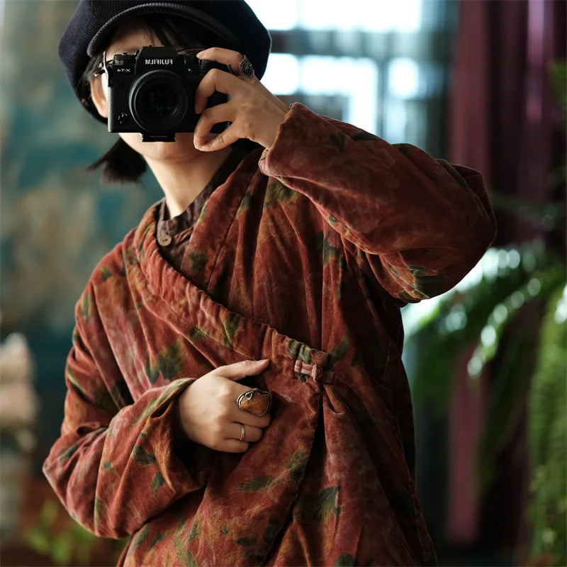 JNT Women Chinese Style Cotton Coats - Littles Collection