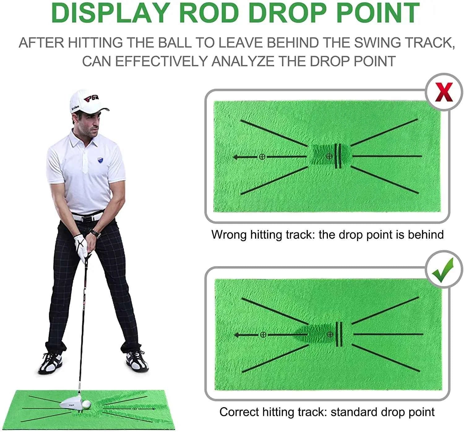 Golf Training Precision Swing Mat