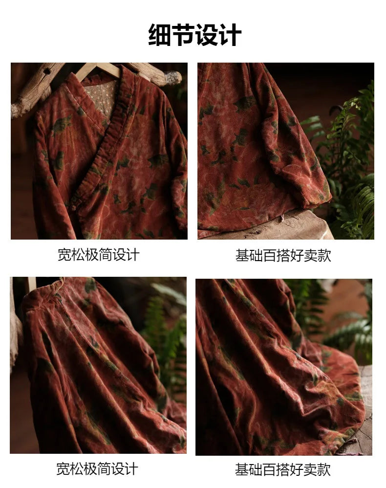 JNT Women Chinese Style Cotton Coats - Littles Collection