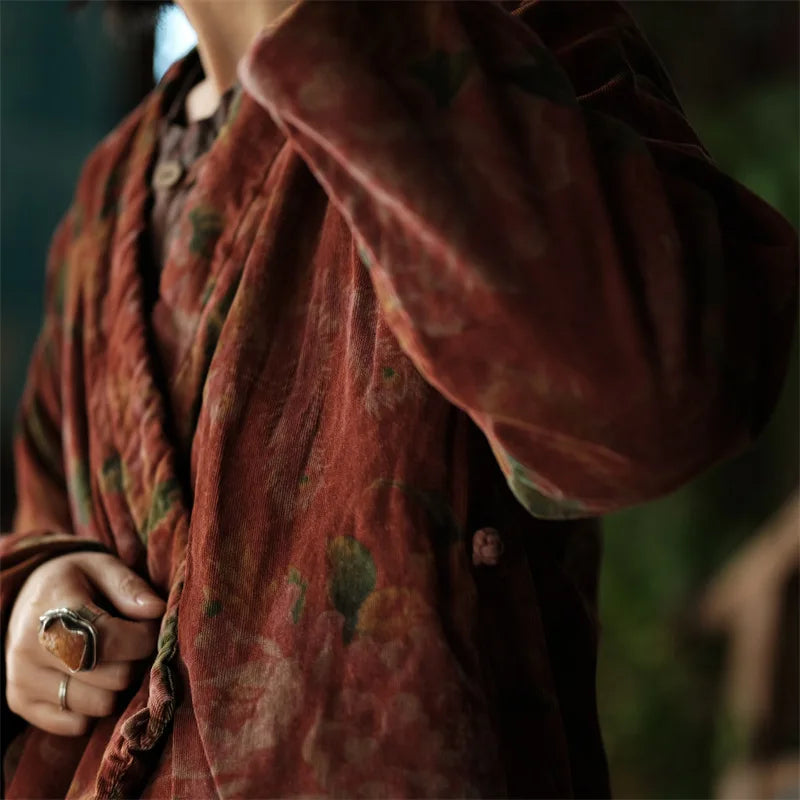 JNT Women Chinese Style Cotton Coats - Littles Collection