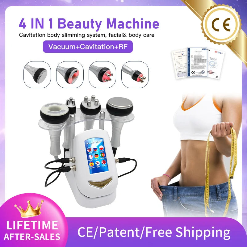 4IN1 Vacuum 40K Body Cavitation Fat Burner - Littles Collection