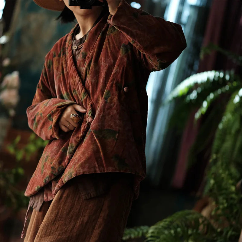JNT Women Chinese Style Cotton Coats - Littles Collection