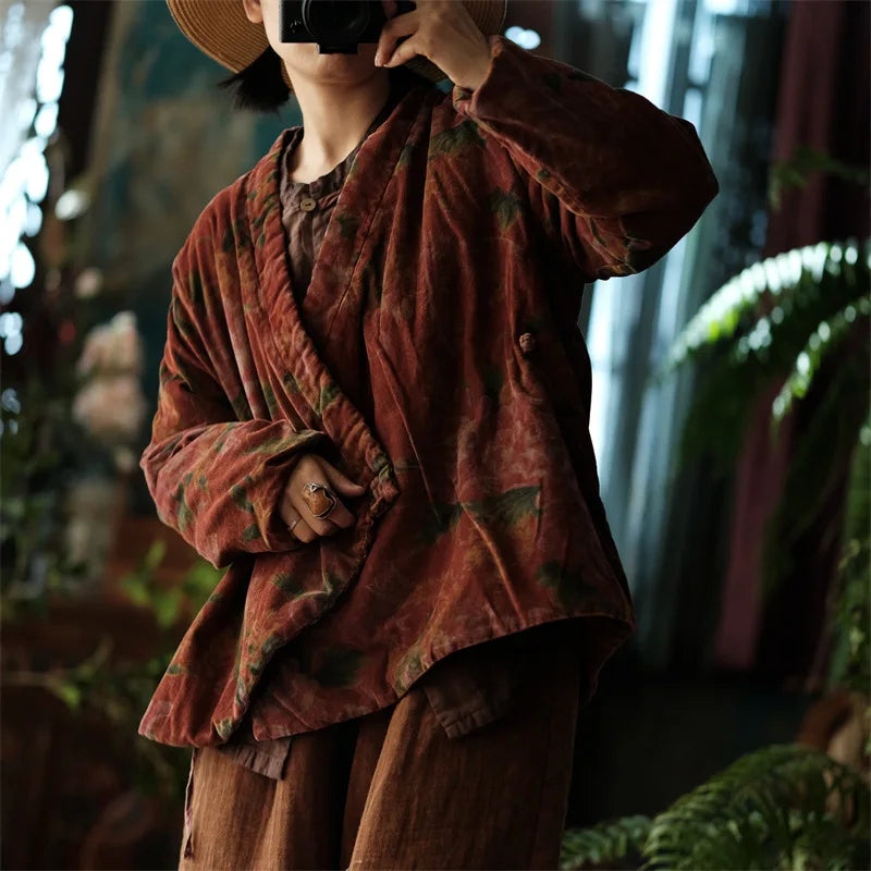 JNT Women Chinese Style Cotton Coats - Littles Collection