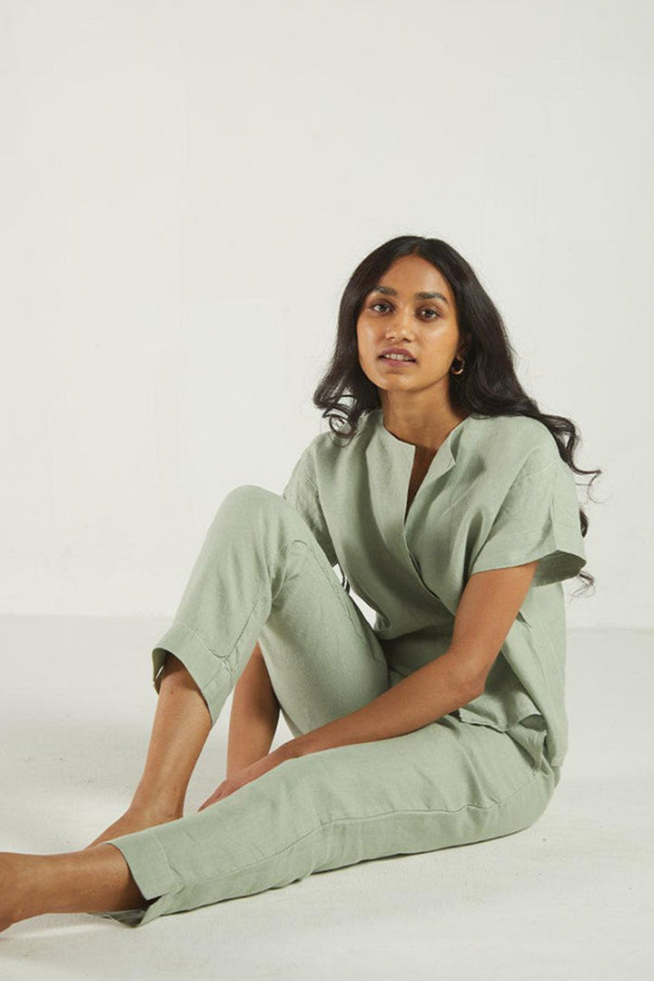 The Daydreams Shirt in Light Olive - Littles Collection