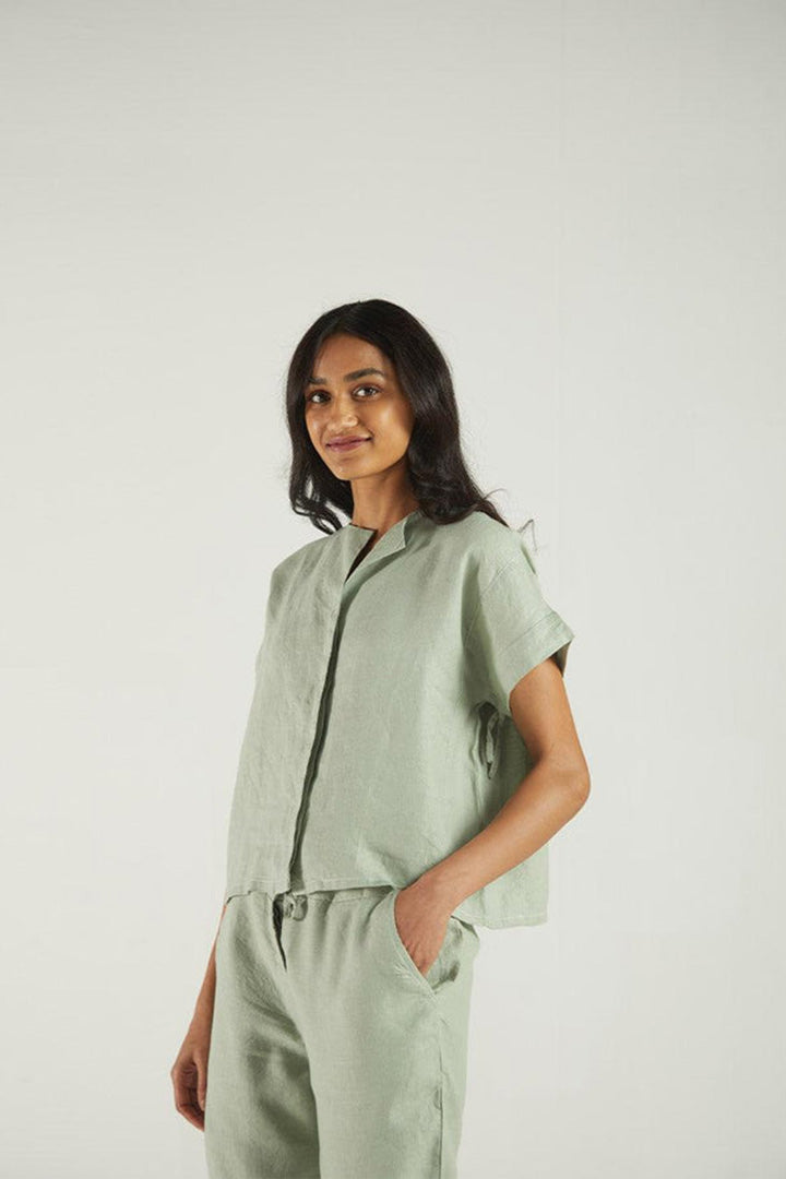 The Daydreams Shirt in Light Olive - Littles Collection