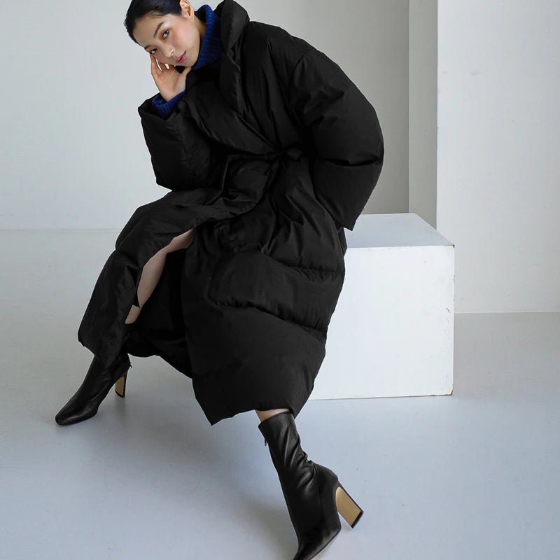 Women Parkas Cold Protection Cotton Coats side women_fashion - littlescollection