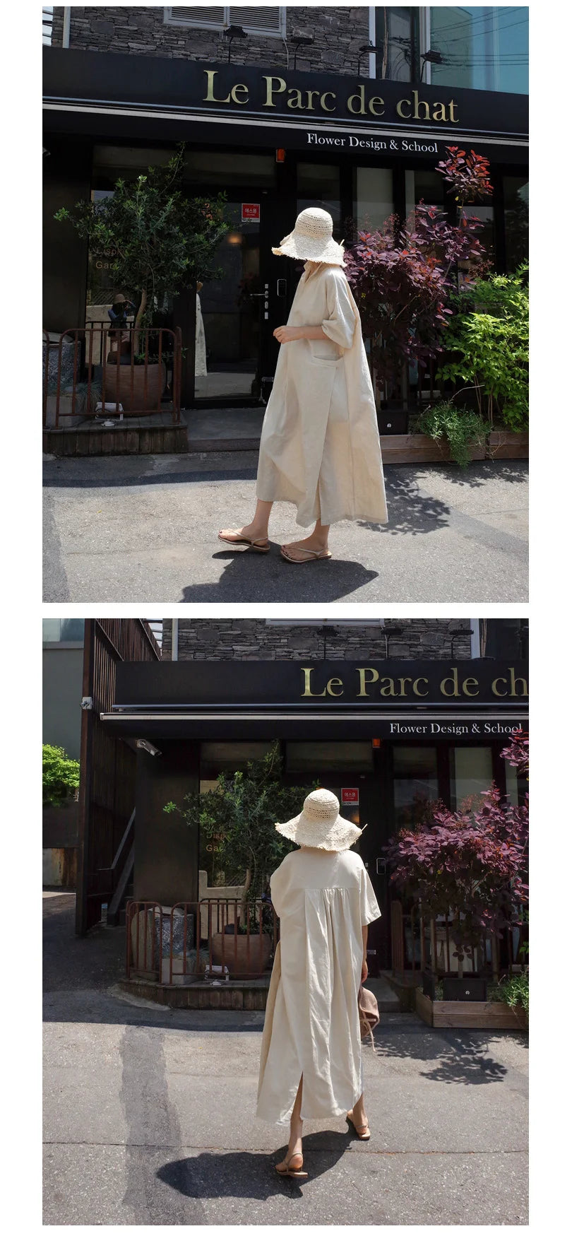 white long vintage dress