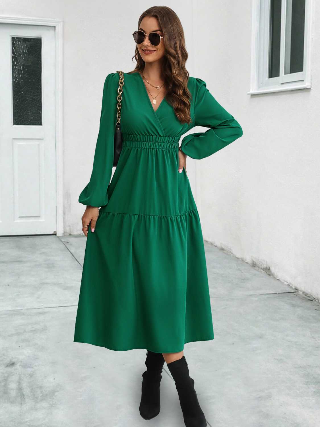 Green Christmas dress