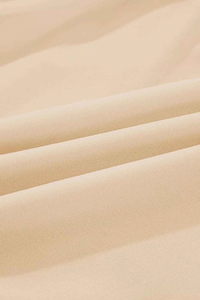 women_fashion - littlescollectionblouseRound Neck Ruffle Blouse Vintage Vibes Chic And Versatilerufflel sleeve blouse