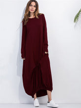 Full Size Long Sleeve Sweatshirt Dress - Littles Collection 