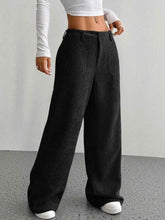 women_fashion - littlescollectionWomen pantsWide - Leg Bold Silhouette Corduroy Pantsjeans pant