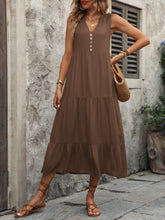 Ivy Lane Decorative Button Dress - Littles Collection 