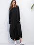 Full Size Long Sleeve Sweatshirt Dress - Littles Collection 