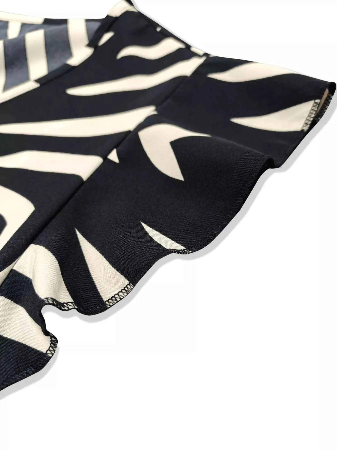 women_fashion - littlescollectionDressPlus Size Chevron Print Waist Tied Wrap Maxi Dress