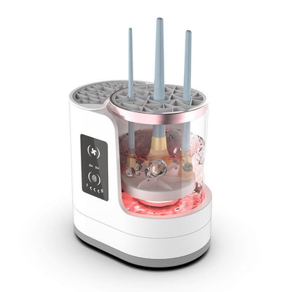 Electric Makeup Brush Cleaner Rechargeable Automatic Stand women_fashion - littlescollection
