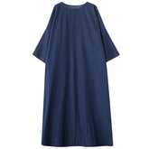 Retro Vintage Slimming Denim Dress - Littles Collection 