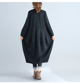 JNT Women Cotton Turtleneck Dress - Littles Collection 