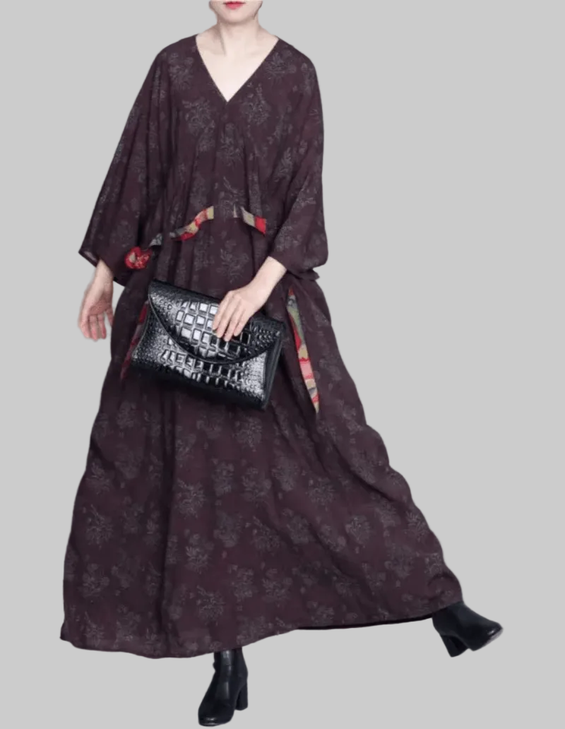 JNT Women Bat Sleeve Floral Dress