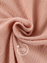 Vintage Boho Dress For Women Muslin 100% Cotton - Littles Collection 