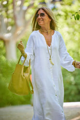 Retro Cotton And Linen Baggy Dresses - Littles Collection 