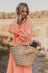 Vintage Boho Dress For Women Muslin 100% Cotton - Littles Collection 
