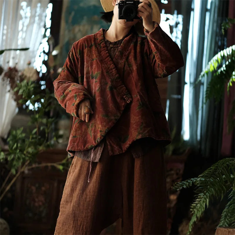 JNT Women Chinese Style Cotton Coats - Littles Collection 