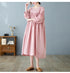 Oversized Women Loose Ruffle Pleated Korean Style Dresses - Littles Collection 