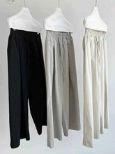 women_fashion - littlescollectionPantsJNT Cotton High - waisted Versatile Lace - up Straight - leg Pantslittlescollection