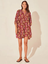 Vintage Floral Bohemian Mini Dress - Littles Collection 