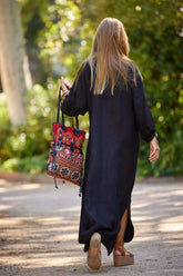 Retro Cotton And Linen Baggy Dresses - Littles Collection 