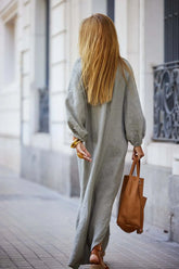 Retro Cotton And Linen Baggy Dresses - Littles Collection 