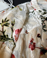 women_fashion - littlescollectionblouseKorean Vintage Court Style Velvet Jacquard Floral Women Blouseslittlescollection