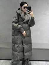 Puffer Thicken Warm Winter Long Quilted Padded Jacket 