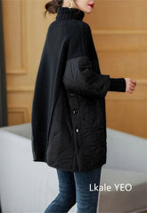 women_fashion - littlescollectionCoats JacketsWinter Parka Coat Versatile Patchwork Temperament Jacketlittlescollection