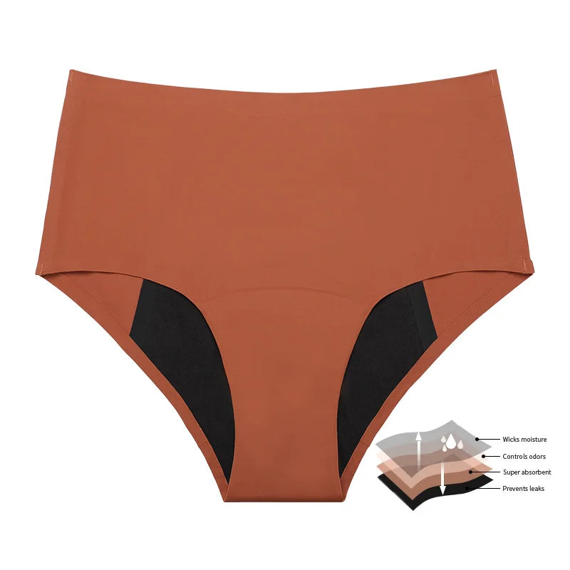 Load video: Women LEak proof seamless Cotton panty
