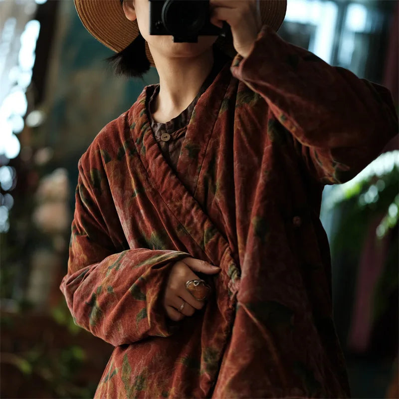 JNT Women Chinese Style Cotton Coats - Littles Collection 