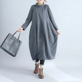 JNT Women Cotton Turtleneck Dress - Littles Collection 