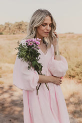 Vintage Boho Dress For Women Muslin 100% Cotton - Littles Collection 
