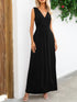 Black v neck dress 