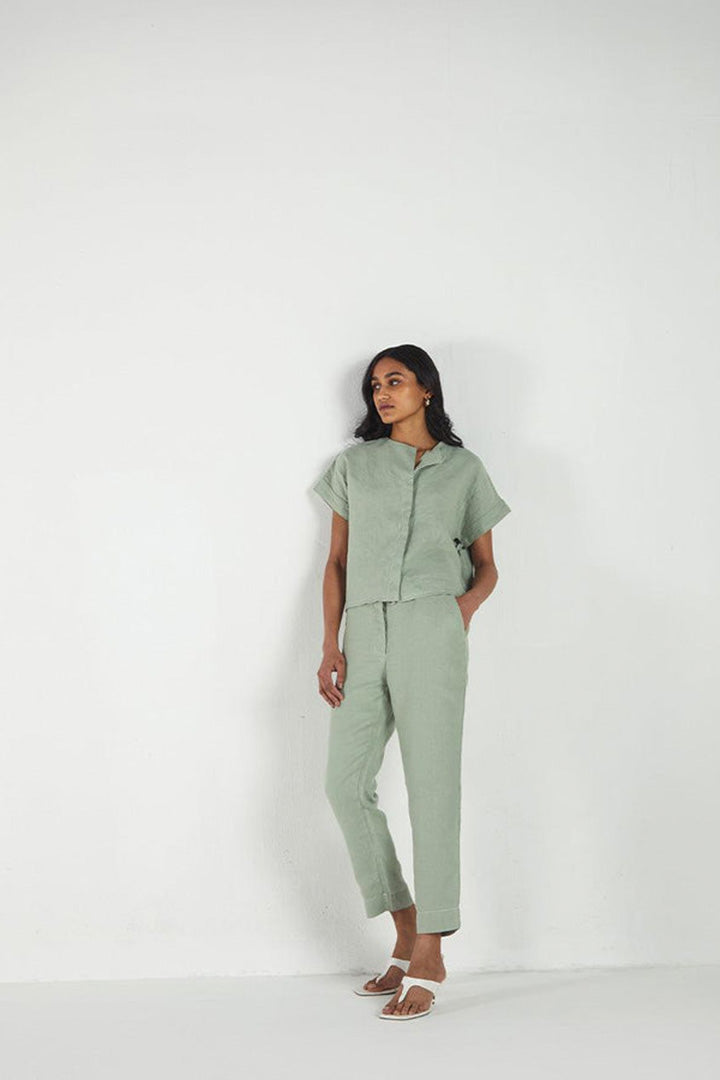 The Daydreams Shirt in Light Olive - Littles Collection 