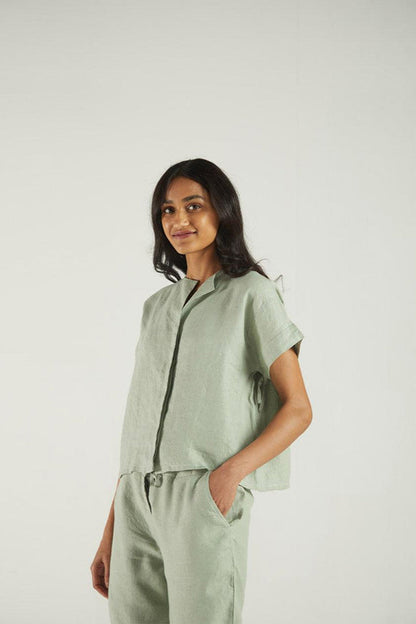 The Daydreams Shirt in Light Olive - Littles Collection 