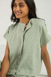 The Daydreams Shirt in Light Olive - Littles Collection 