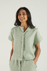 The Daydreams Shirt in Light Olive - Littles Collection 