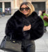 Winter Plush Coat Fashion Thicken Lapel Outer wear Women 