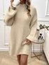 Devine Mock Neck Sweater Dress