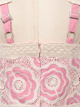 Lace Sleeveless Tiered Midi Dress