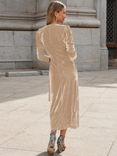 Surplyce Puff Sleeve Midi Dress In Black - Littles Collection 